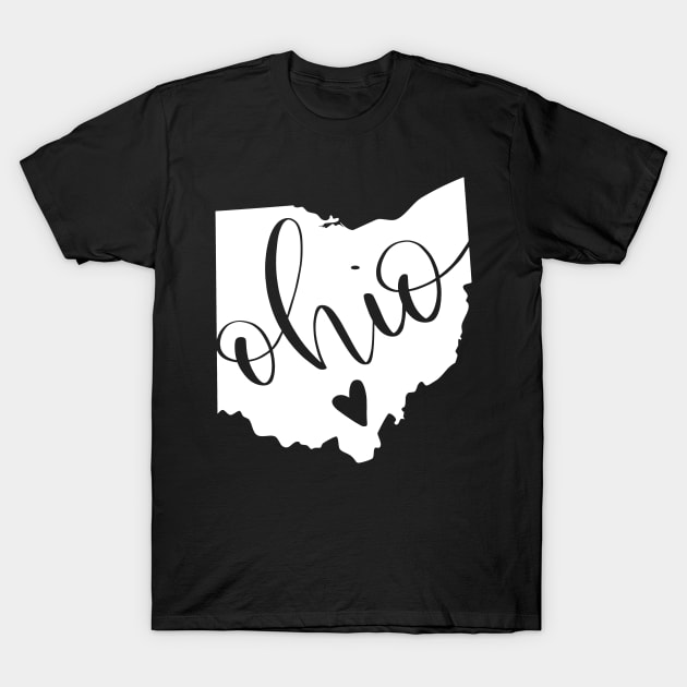 Ohio Heart T-Shirt by StacysCellar